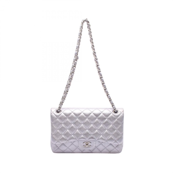 シャネル デカマトラッセ30 クラシック ラージ Wフラップ ショルダーバッグ バッグ レディース