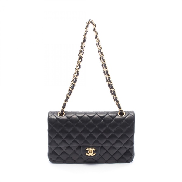 シャネル マトラッセ Wフラップ ショルダーバッグ バッグ レディース A01112