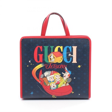 GUCCI グッチ　Kids×The Jetsons ハンドバッグハンドバッグ グッチ(GUCCI)グッチ GUCCI × The Jetsons チルドレンズ トート