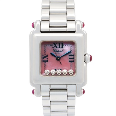 ショパール ハッピースポーツ スクエア ミニ 腕時計 時計 レディース 27/8893-21