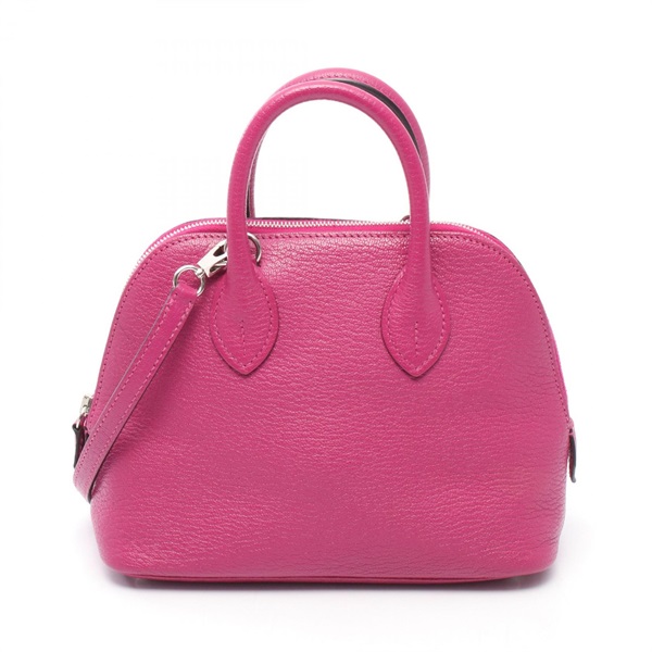 エルメス HERMES ボリード1923 ミニ ハンドバッグ バッグ レザー シェーブル シェーブル レディース ピンク系 【中古】 エルメスボリード1923ミニ ピンク エルメス(HERMES)エルメス ボリード