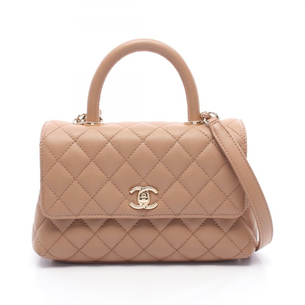 シャネル ココハンドル フラップ マトラッセ ハンドバッグ バッグ レディース A92990