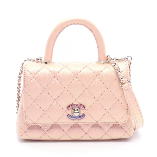 シャネル ココハンドルXXS トップハンドル ハンドバッグ バッグ レディース