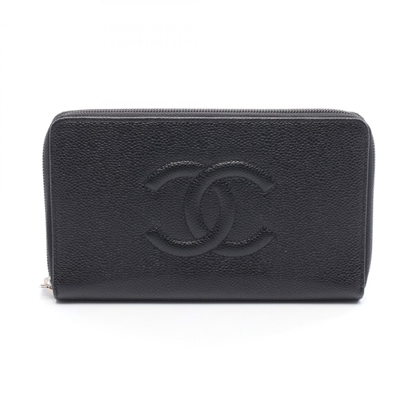 シャネル(CHANEL)シャネル ココマーク オーガナイザー ラウンド長財布