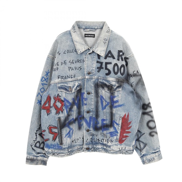Balenciaga バレンシアガ グラフィティ デニムジャケット