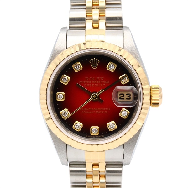 ロレックス デイトジャスト 10Pダイヤ Y番 腕時計 時計 レディース 79173G