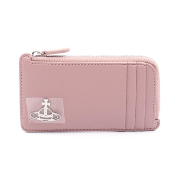 Vivienne Westwood ピンク レザー コインケース ヴィヴィアンウエストウッド(Vivienne Westwood)ヴィヴィアン