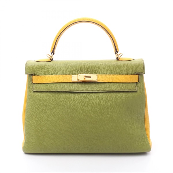 ☆OH/研磨済/新品仕様☆エルメス HERMES エルメス ケリー グリーン エルメス(HERMES)エルメス ケリー32 ハンドバッグ バッグ レディース