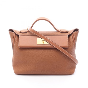 ☆交渉中エルメス HERMES ブラウン パンチング Hロゴ ミュール