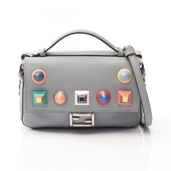 フェンディ(FENDI)フェンディ ダブルマイクロバゲット ハンドバッグ