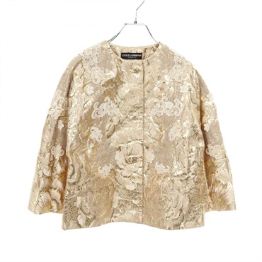 ドルチェアンドガッバーナ  ノーカラージャケット 衣料品 アウター レディース