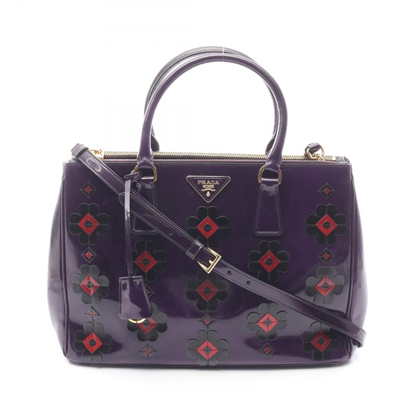 PRADA☆ハンドバッグ　本物 セール】プラダ☆ナイロンxサフィアーノ バッグ☆1BB088 ZMY