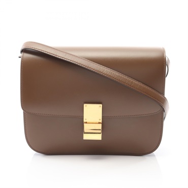 未使用美品セリーヌ CELINE ショルダーバッグ クラシックボックス ミディアム 定価50万