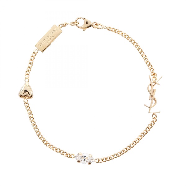 サンローランパリ カサンドラ ハートチャーム ブレスレット サンローランパリ(SAINT LAURENT PARIS)サンローランパリ カサンドラ