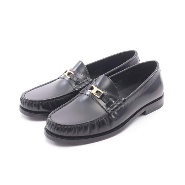 現行品☆極美品☆セリーヌ ルコ トリオンフローファー 35.5 カーフスキン CELINE セリーヌ ローファー LUCO ルコ 335813602C.38NO レディース