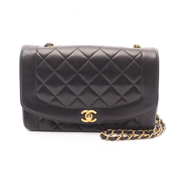 シャネル マトラッセ ダイアナフラップ ショルダーバッグ バッグ レディース