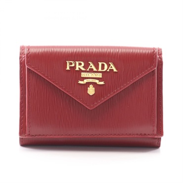 【新品・未使用】PRADA PRADA プラダ 三つ折り財布 1MH042 ZLP レディース サフィアーノ
