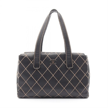 シャネル ワイルドステッチ トートバッグ バッグ レディース