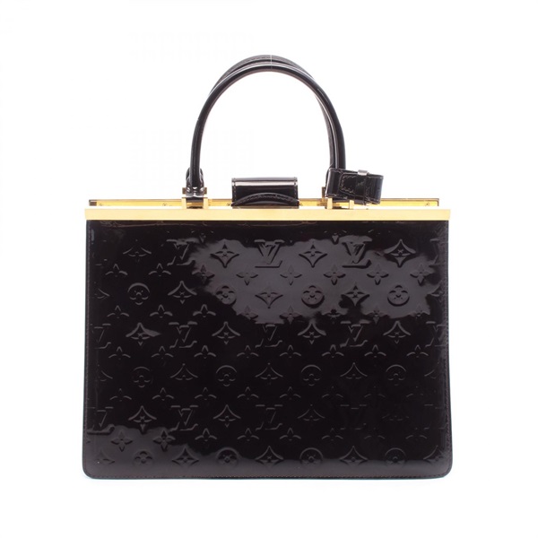 ルイ・ヴィトン デエスGM モノグラムヴェルニ アマラント ハンドバッグ バッグ レディース M91750