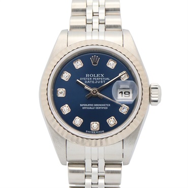 ロレックス デイトジャスト 10Pダイヤ K番 腕時計 時計 レディース 79174G