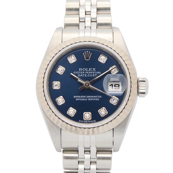 ロレックス デイトジャスト 10Pダイヤ K番 腕時計 時計 レディース 79174G