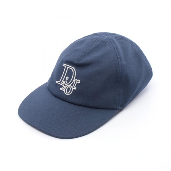 美品　ディオール　キャップ　無地　ネイビー　トロッター　57 ディオール(Dior)ディオール キャップ 帽子 メンズ 593C912A4511578M