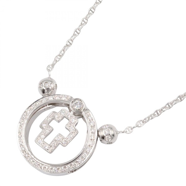 ミキモト(MIKIMOTO)ミキモト バラカクロス ダイヤ ネックレス