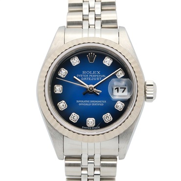 ロレックス デイトジャスト 10Pダイヤ K番 腕時計 時計 レディース 79174G