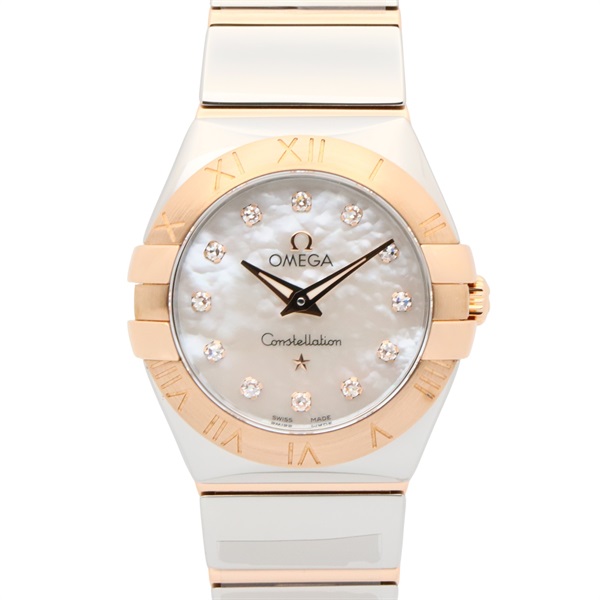 オメガ コンステレーション ポリッシュ 12Pダイヤ 腕時計 時計 レディース 123.20.24.60.55.003