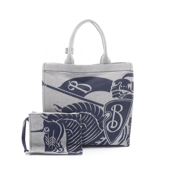 BURBERRY EKD XL SQUARE TOTE トートバッグ 騎士と馬 バーバリー(BURBERRY)バーバリー EKD XL SQUARE TOTE トートバッグ