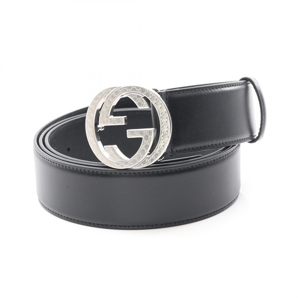 グッチ(GUCCI)グッチ インターロッキングG エングレービング ベルト  