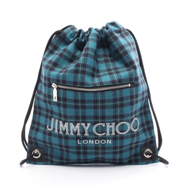 ジミーチュウ ロゴスタッズ リュックサック バックパック バッグ レディース