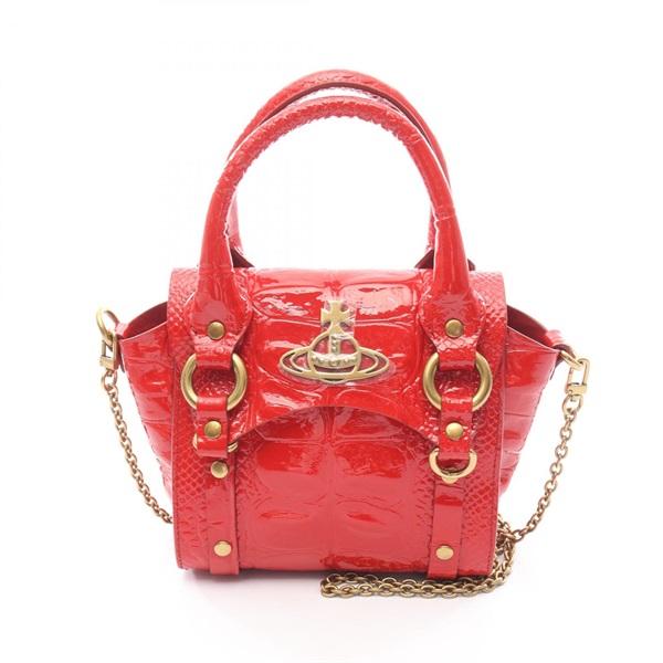 ヴィヴィアンウエストウッド　赤　ハンドバッグ ヴィヴィアン・ウエストウッド新作バッグ「ミニ ヤスミン」赤の