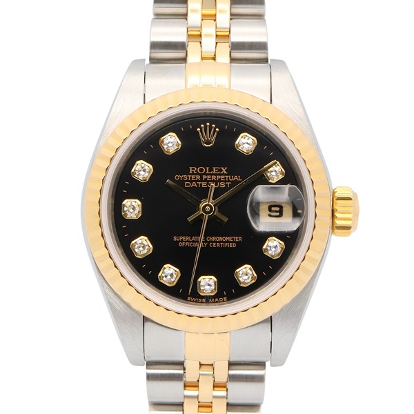 ロレックス デイトジャスト 10Pダイヤ K番 腕時計 時計 レディース 79173G