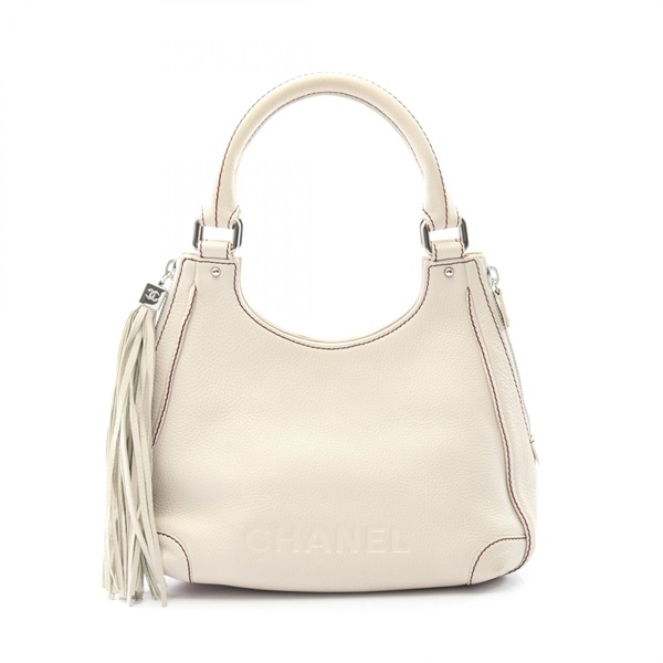 最終値下　CHANEL フリンジデザイン ハンドバッグ シャネル(CHANEL)シャネル ロゴ フリンジ ハンドバッグ バッグ