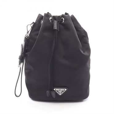 【未使用】PRADA プラダ VELA ロゴプレート ポーチ ナイロン PRADA VELA 三角ロゴプレート ポーチ