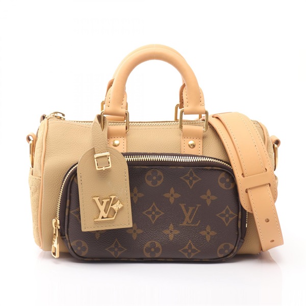 新品 ルイヴィトン Louis Vuitton ショルダーバッグ キーポル・バンドリエール 25 ナチュラル ベージュ LOUIS VUITTON - 新品 ルイヴィトン Louis Vuitton ショルダーバッグ