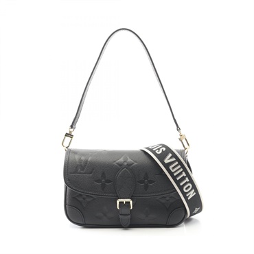 ルイ・ヴィトン ディアヌ モノグラムアンプラント ノワール ハンドバッグ バッグ レディース M46386