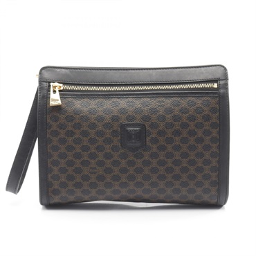 【美品】CELINE セリーヌ マカダム クラッチ バック セカンドバック セリーヌ(CELINE)セリーヌ マカダム セカンドバッグ クラッチバッグ