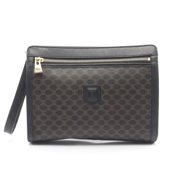 【美品】CELINE セリーヌ マカダム クラッチ バック セカンドバック セリーヌ(CELINE)セリーヌ マカダム セカンドバッグ クラッチバッグ