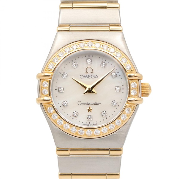 オメガ コンステレーション ミニ ダイヤベゼル/12Pダイヤ 腕時計 時計 レディース 1267.75