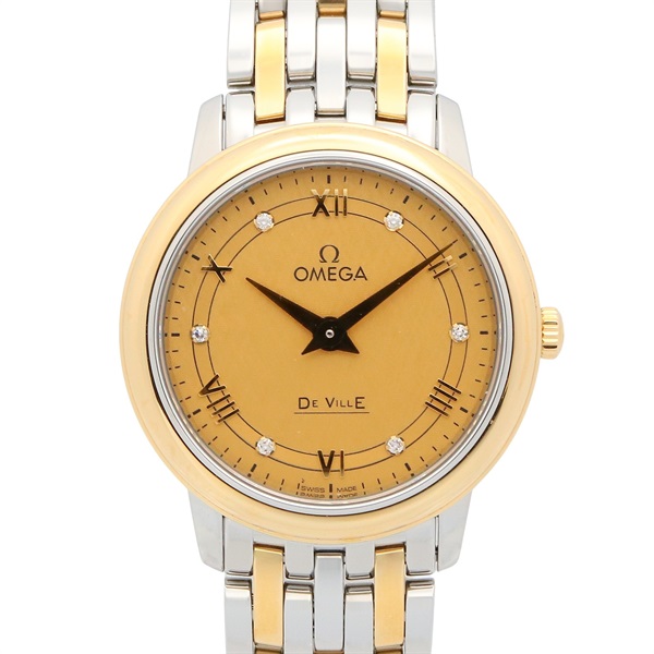 オメガ デ・ビル プレステージ 6Pダイヤ 腕時計 時計 レディース 424.20.27.60.58.004