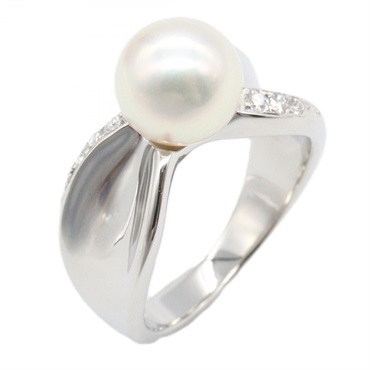 ミキモト パール ダイヤ リング リング・指輪 ジュエリー レディース