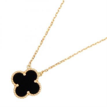 ヴァンクリーフ＆アーペル ヴィンテージアルハンブラ ネックレス オニキス ネックレス ジュエリー レディース VCARA45800