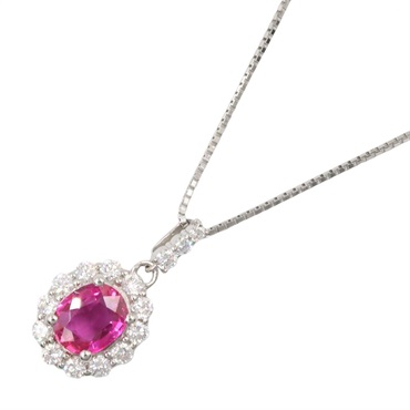 ジュエリー 非加熱サファイア ダイヤモンド ネックレス ネックレス ジュエリー レディース 非加熱ｻﾌｧｲｱ 4.9g