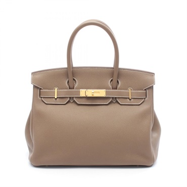 エルメス バーキン30 エトゥープ ハンドバッグ バッグ レディース