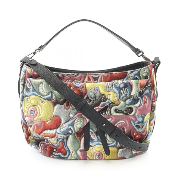 ディオール Christian Dior × Kenny Scharf サドル ショルダーバッグ バッグ レディース