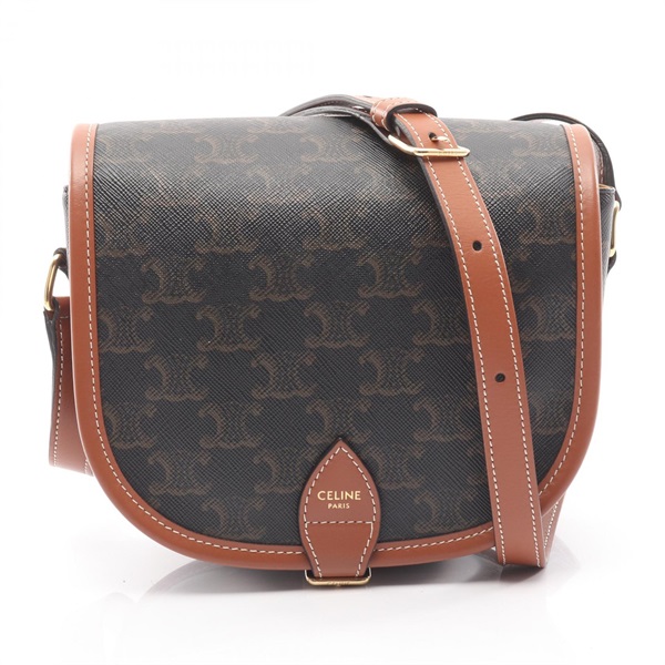 セリーヌ(CELINE)セリーヌ フォルコ ミディアムバッグ トリオンフ