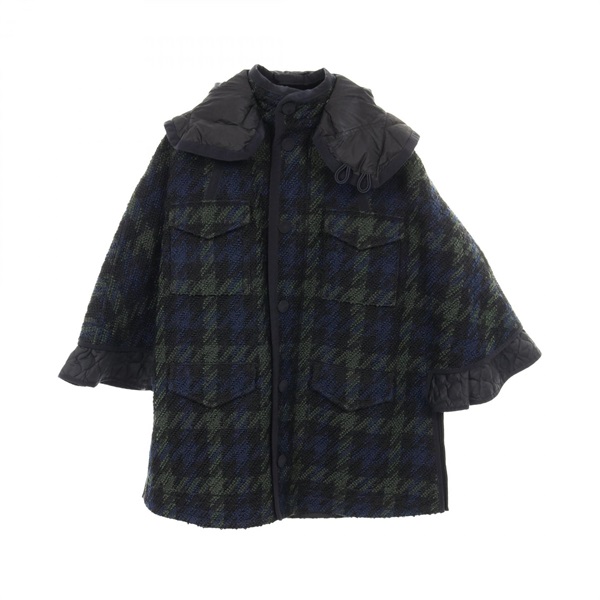 モンクレール EUPHRASIE ポンチョ ケープ ダウンジャケット 衣料品 アウター レディース