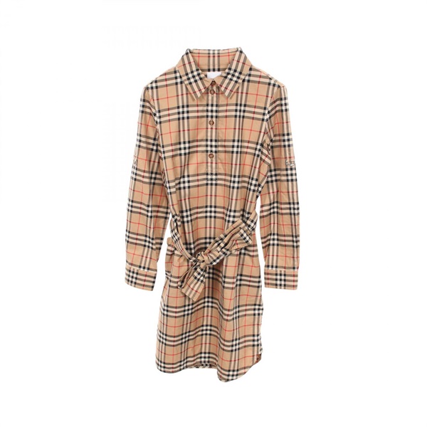 バーバリー ASTRIDE CHECK SHIRT DRESS チェック ワンピース 衣料品 トップス レディース